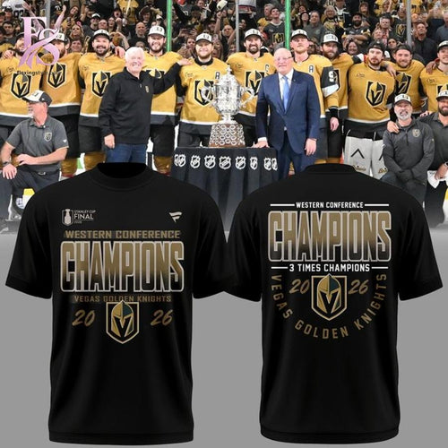 Vegas Golden Knights WESTERN CONFERENCE CHAMPIONS 2026 Shirt