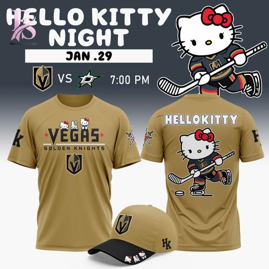 Vegas Golden Knights x Hello Kitty Night 2026 Hoodie