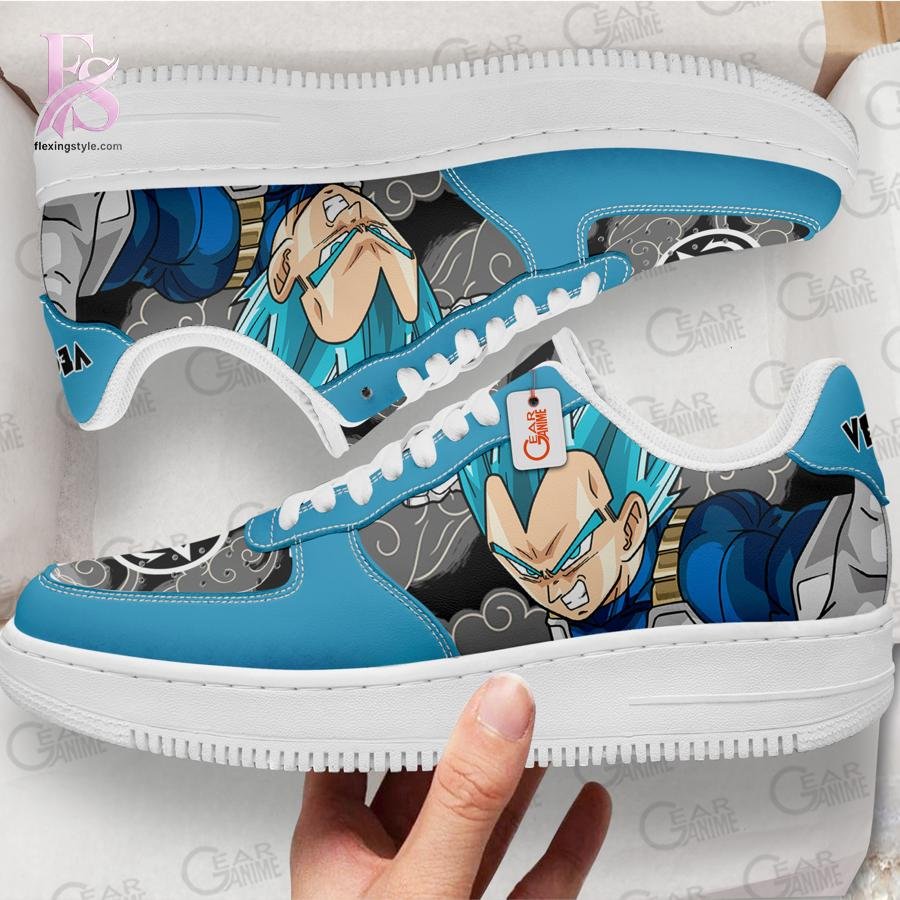 Vegeta Super Saiyan Blue Dragon Ball Air Force Shoes
