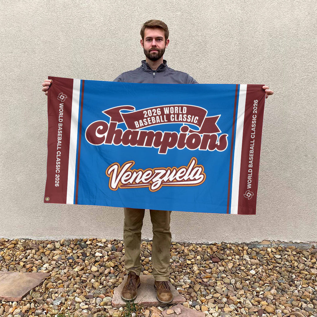 Venezuela 2026 World Baseball Classic Champions 3D Double-side House Flag – TANTN21752