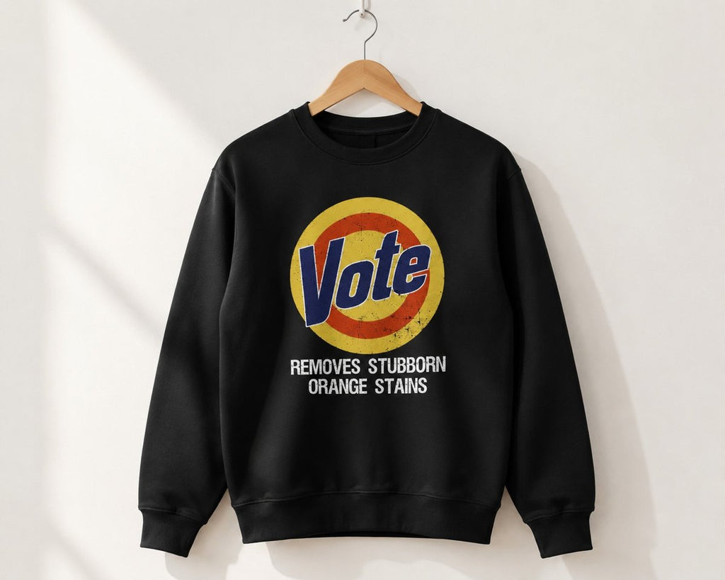 Vote Removes Stubborn Orange Stains Shirt