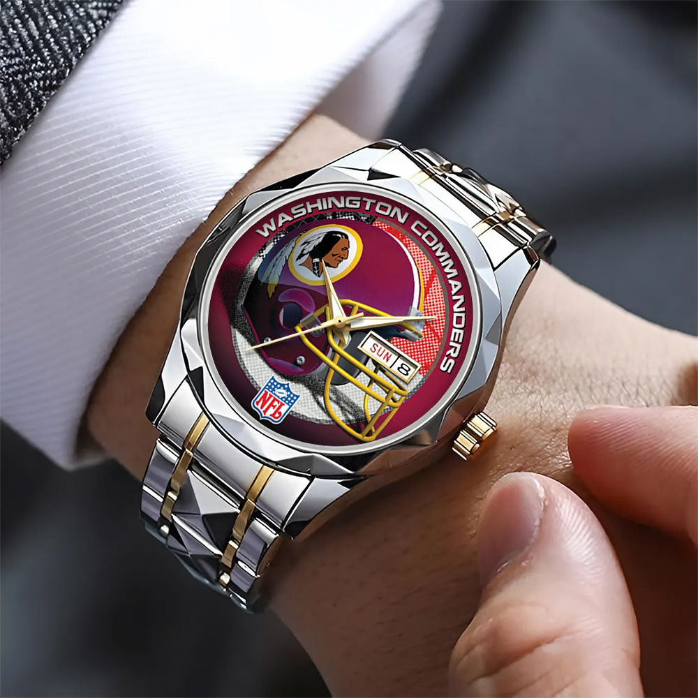 Washington Commanders Alloy Luxury Quartz Watch – TANTN16344