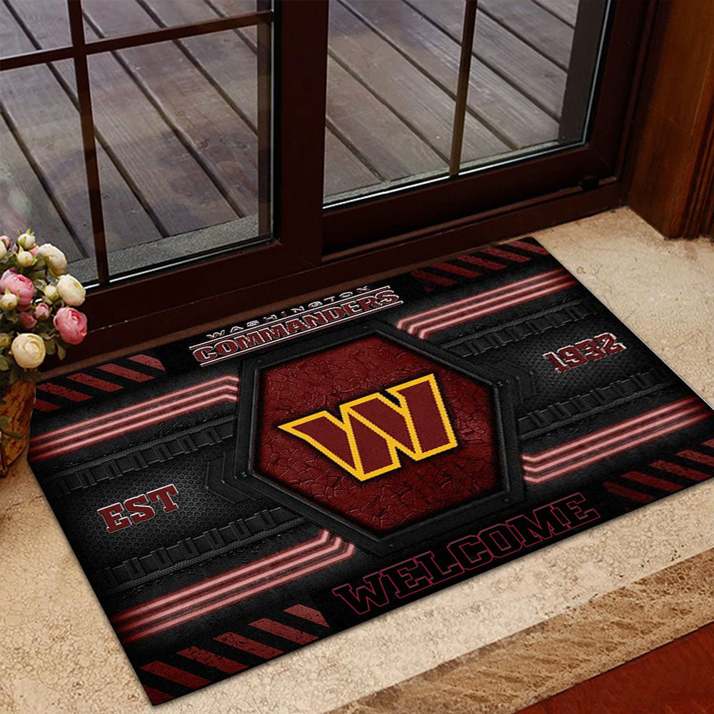 Washington Commanders Custom Doormat – MAITM13182