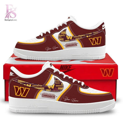 Washington Commanders Personalized Air Force Shoes