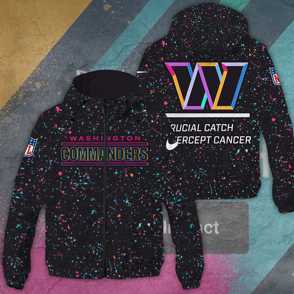 Washington Commanders 3D Windbreaker Jacket – TANTN15794