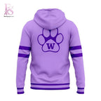 Washington Huskies Softball Powder Purple Uniform Hoodie