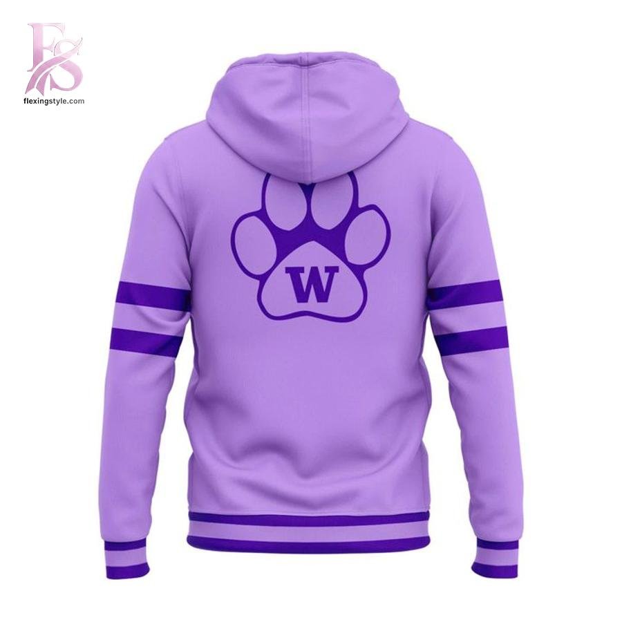 Washington Huskies Softball Powder Purple Uniform Hoodie