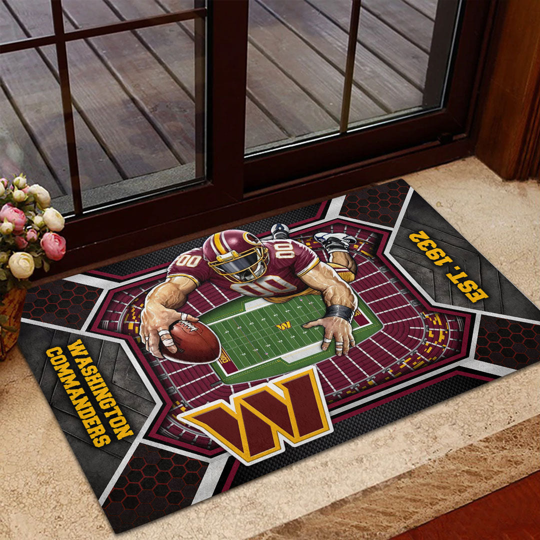 Washington Commanders Custom Doormat – HOATT12639