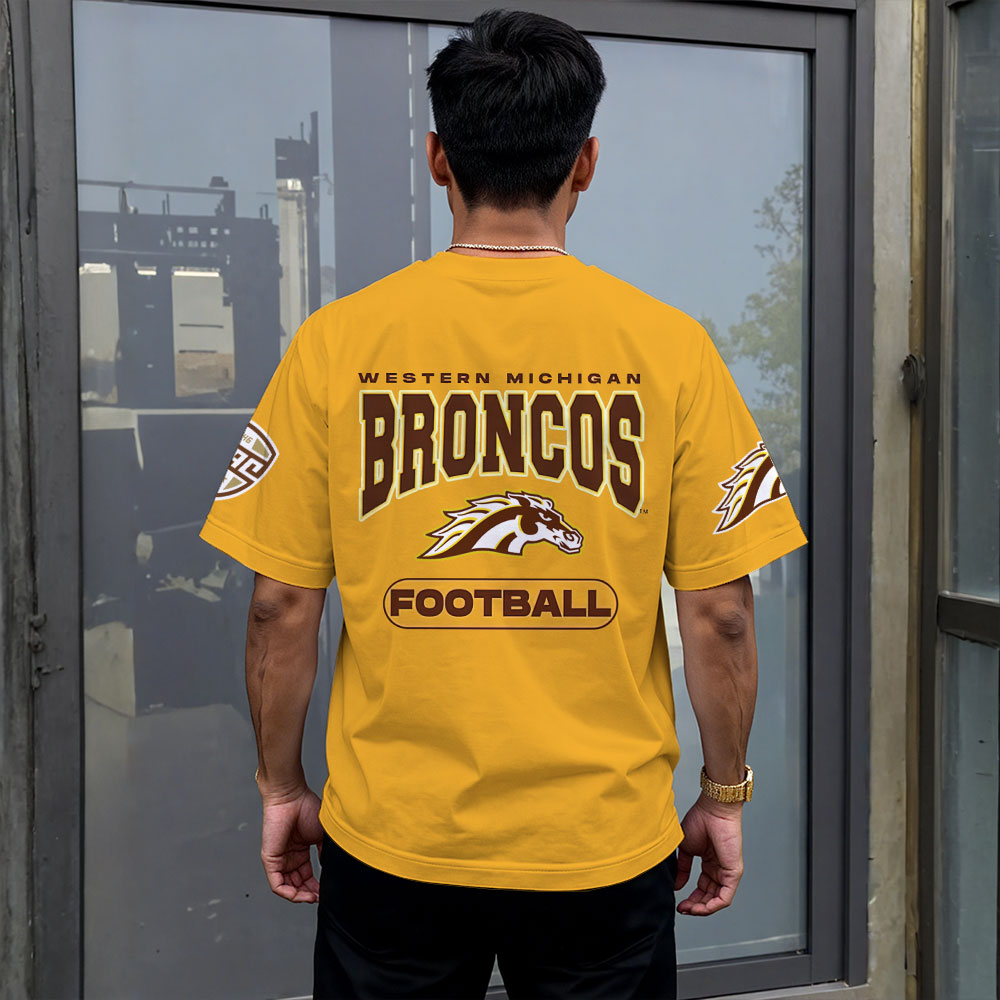 Western Michigan Broncos 2025 MAC Football Champions 3D Apparel – MAITM14080