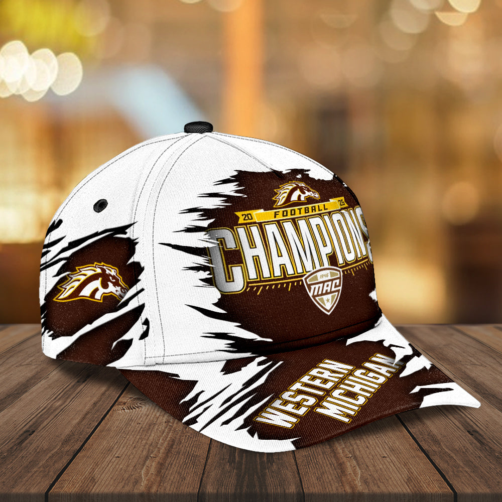 Western Michigan Broncos 2025 MAC Football Champions Classic Cap – MAITM14075
