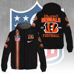 Cincinnati Bengals 3D Windbreaker Jacket – GNE4283