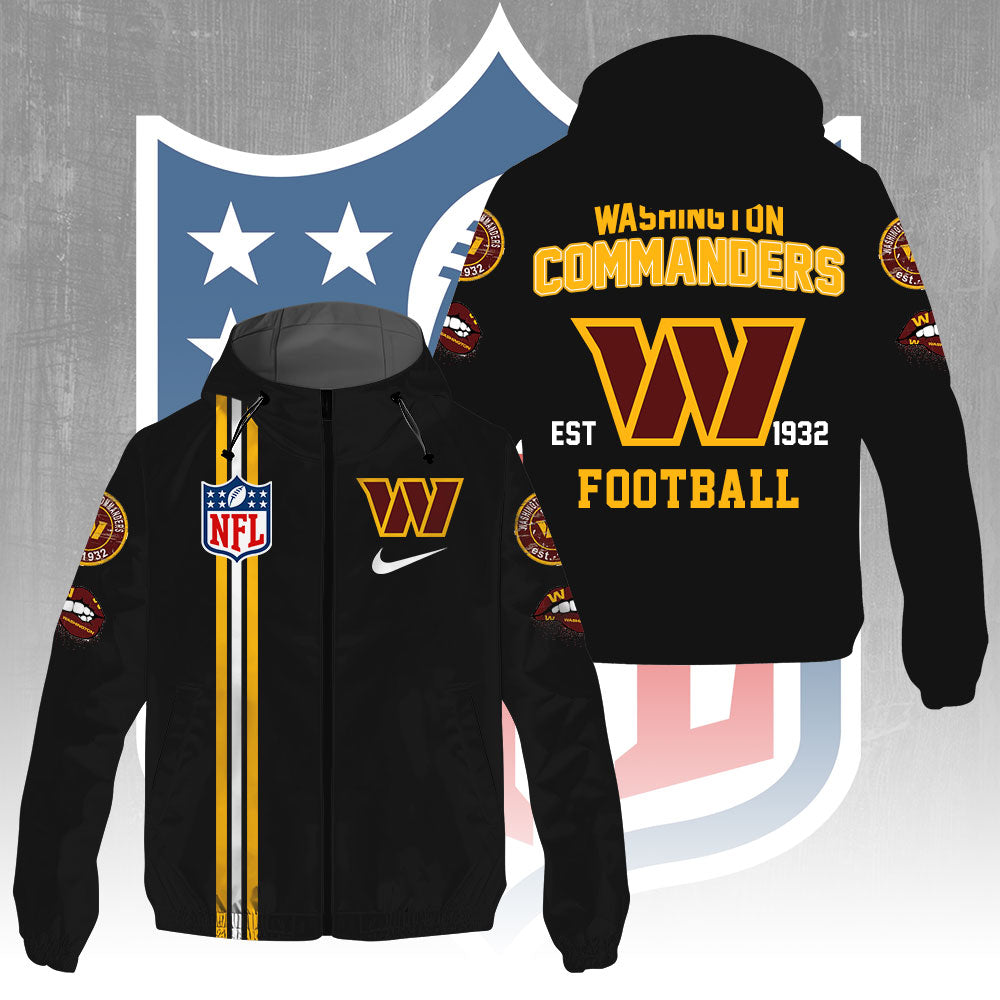 Washington Commanders 3D Windbreaker Jacket – GNE4308