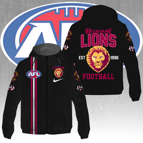 Brisbane Lions 3D Windbreaker Jacket – GNE4322