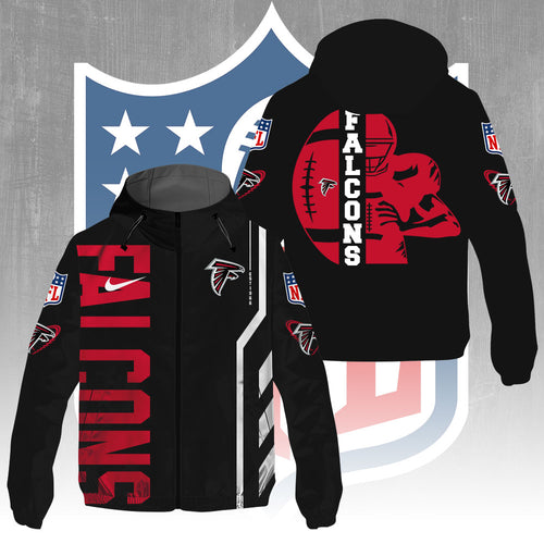Atlanta Falcons 3D Windbreaker Jacket – GNE4348