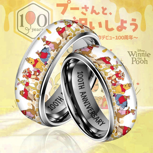 Winnie-the-Pooh 100th Anniversary 2026 Custom Alloy Ring – TMTHU8712