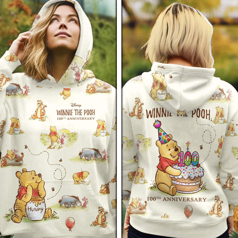 Winnie-the-Pooh 100th Anniversary 3D Apparel – TMTHU6752