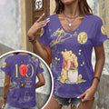 Winnie-the-Pooh 100th Anniversary 3D Women's V-Neck T-Shirt – HOATT17640