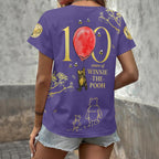 Winnie-the-Pooh 100th Anniversary 3D Women's V-Neck T-Shirt – HOATT17640