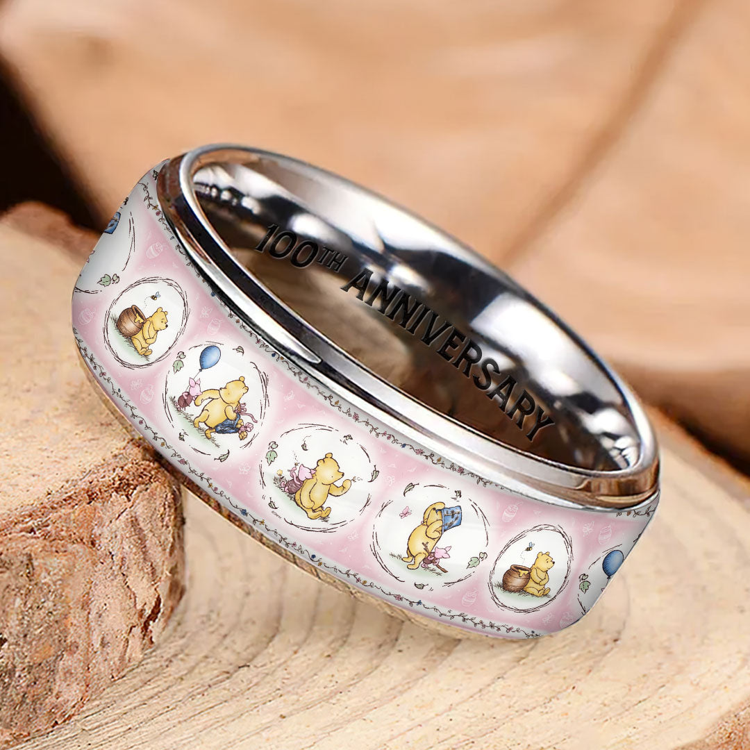 Winnie-the-Pooh 100th Anniversary Custom Alloy Ring – TMTHU6596