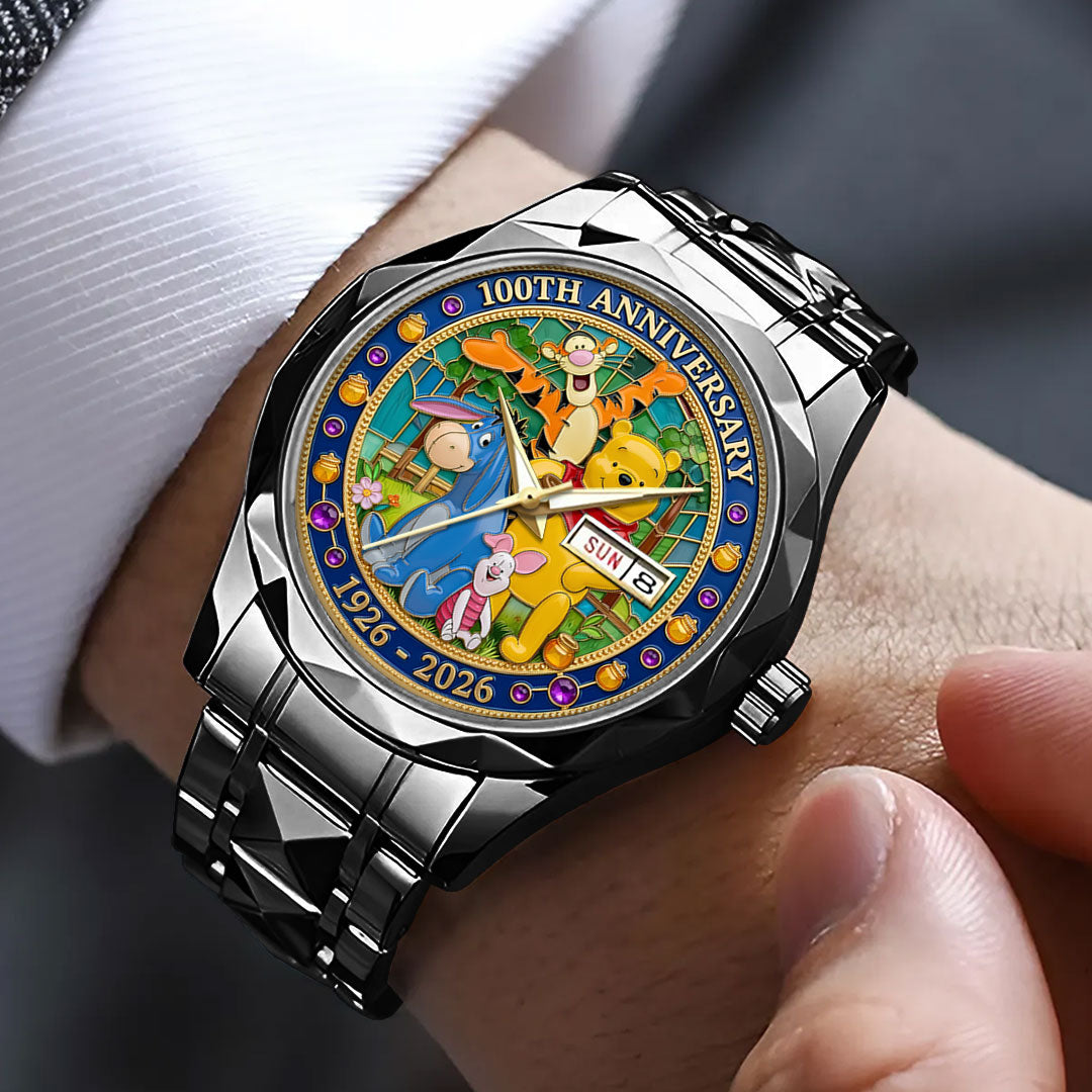 Winnie-the-Pooh 100th Anniversary Alloy Luxury Quartz Watch – TMTHU4515