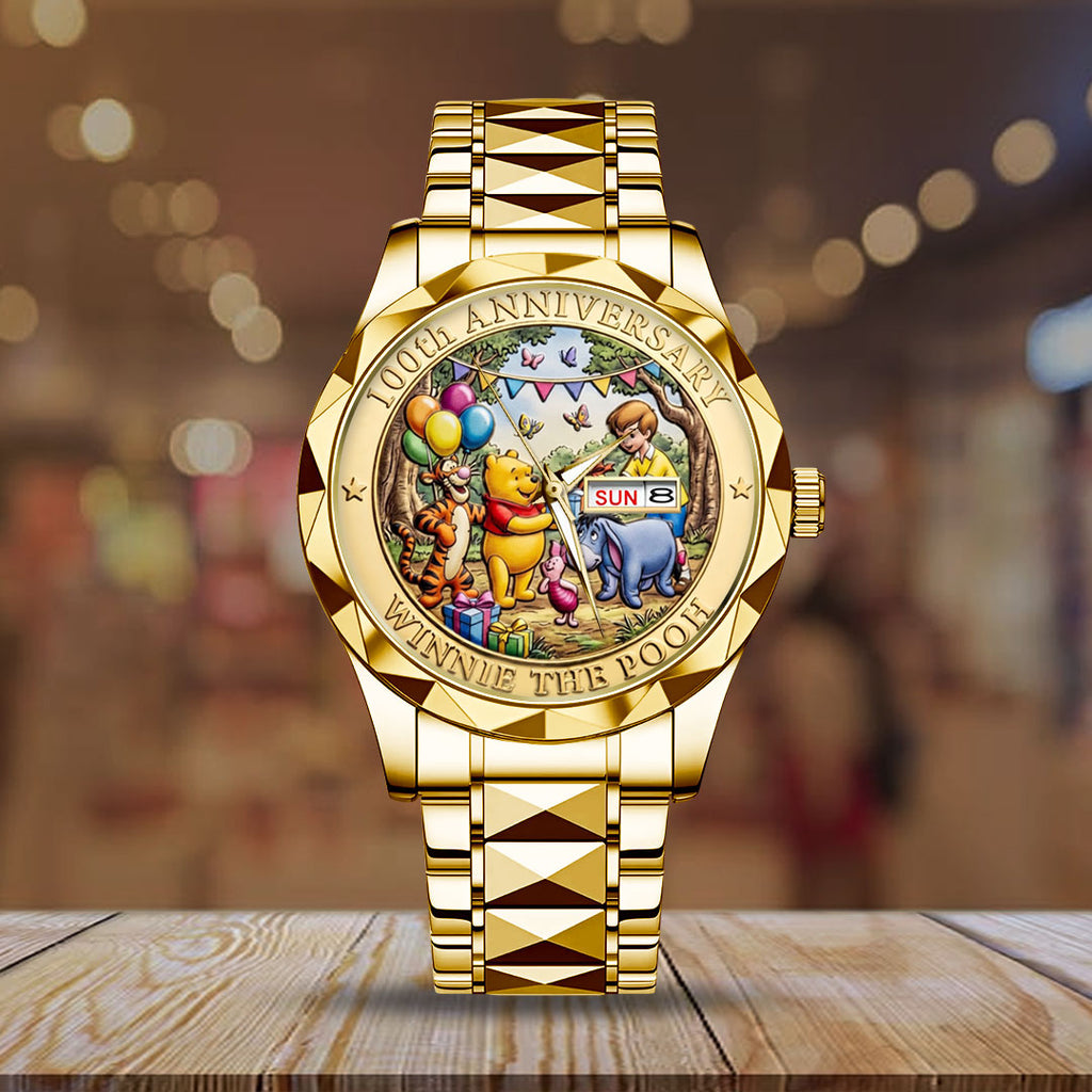 Winnie-the-Pooh 100th Anniversary Alloy Luxury Quartz Watch – TMTHU4643