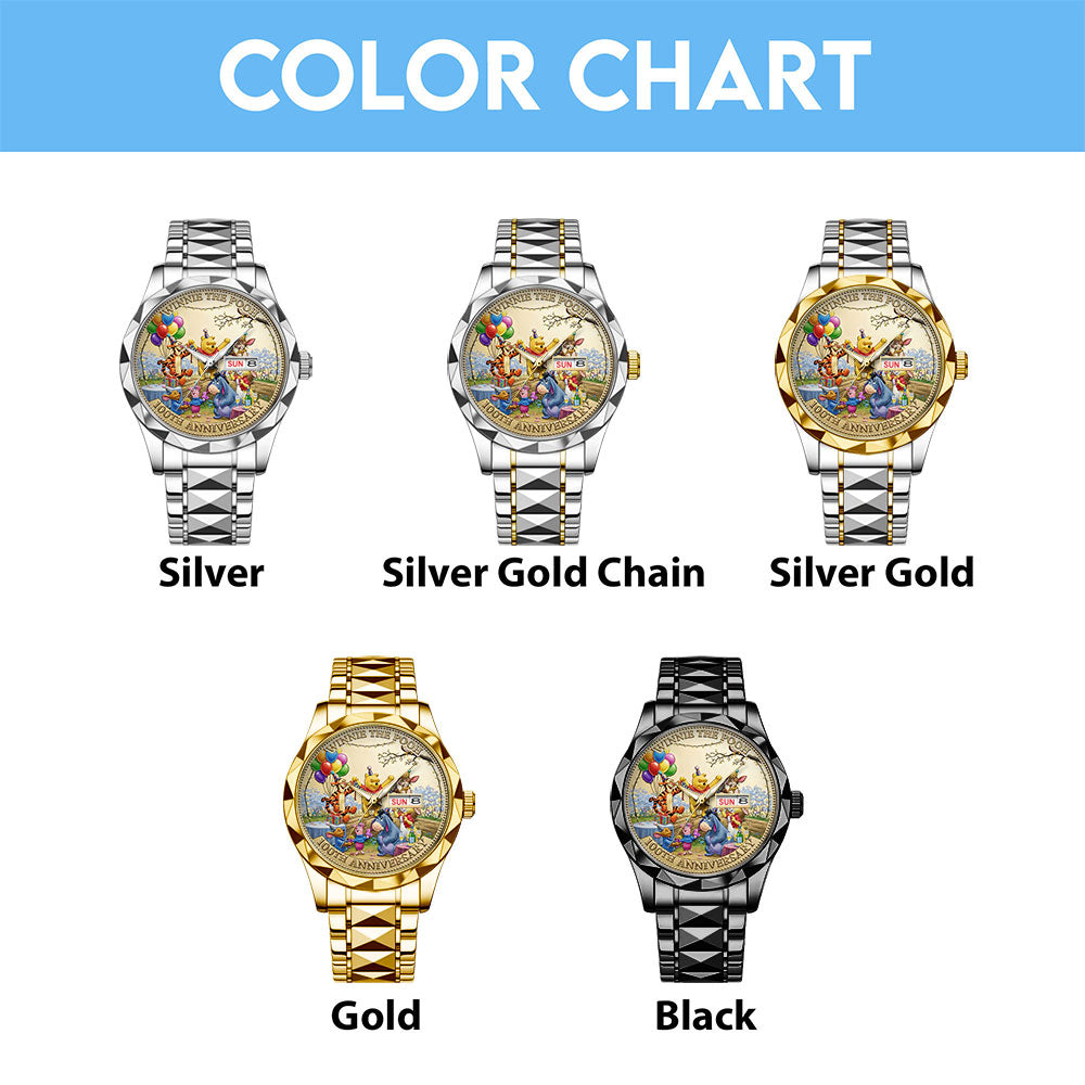 Winnie-the-Pooh 100th Anniversary Alloy Luxury Quartz Watch – TMTHU4870