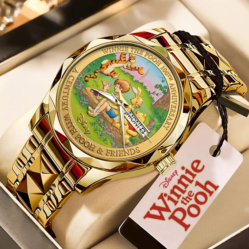 Winnie-the-Pooh 100th Anniversary Alloy Luxury Quartz Watch – TMTHU4970