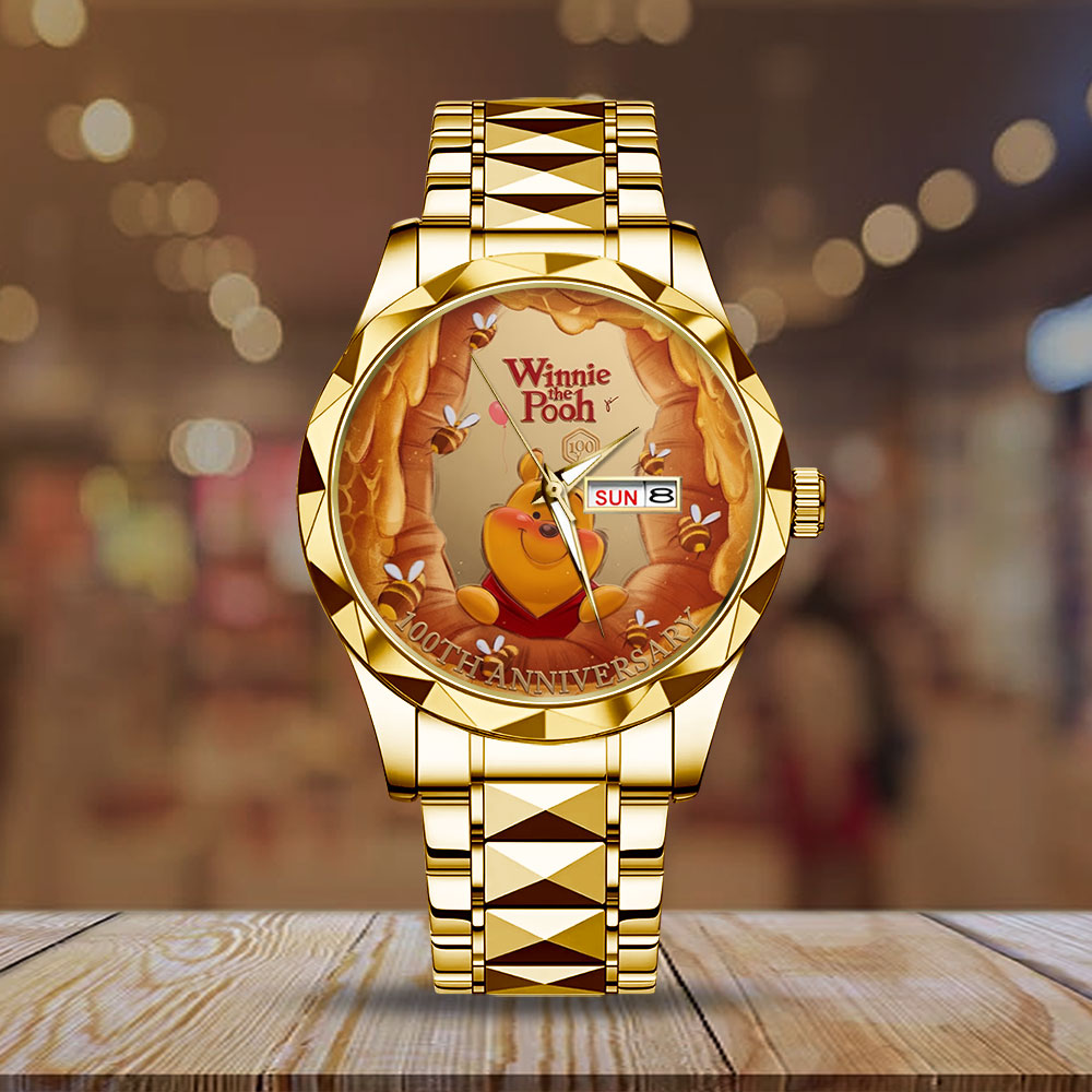 Winnie-the-Pooh 100th Anniversary Alloy Luxury Quartz Watch – TMTHU6021