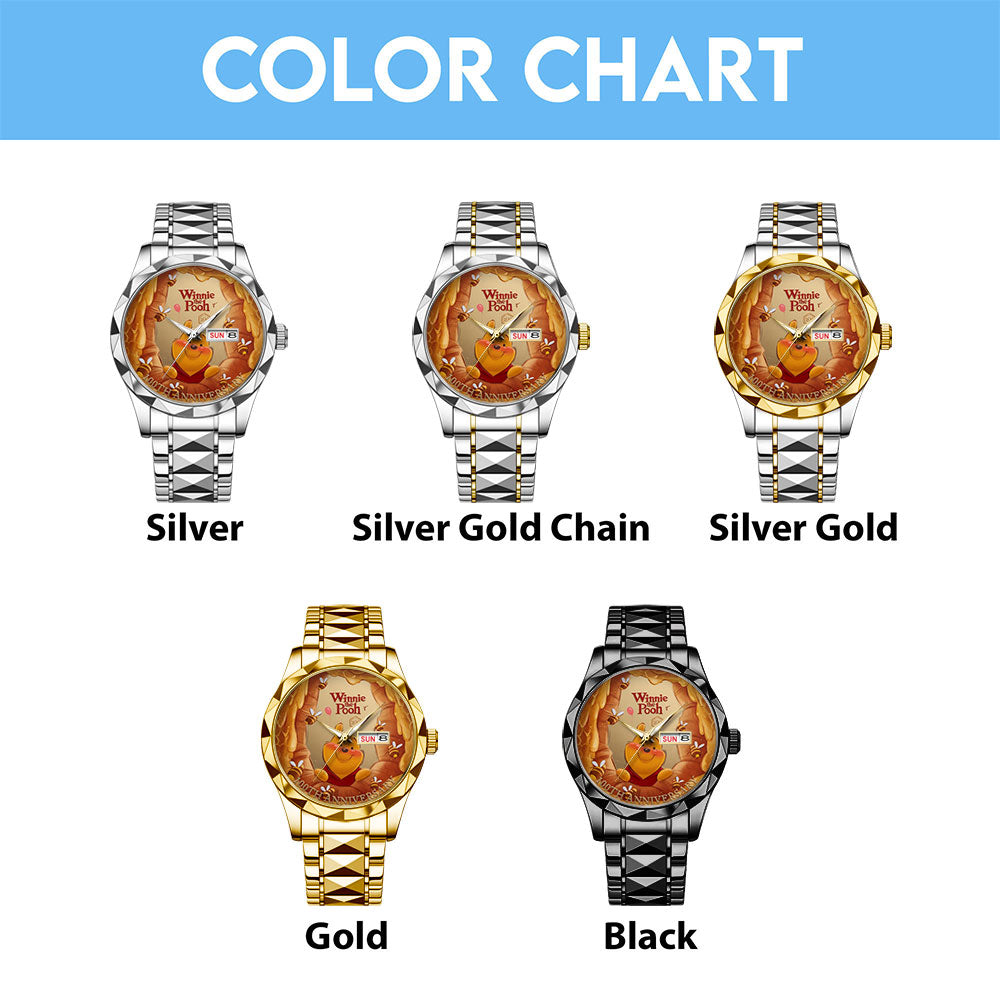 Winnie-the-Pooh 100th Anniversary Alloy Luxury Quartz Watch – TMTHU6021
