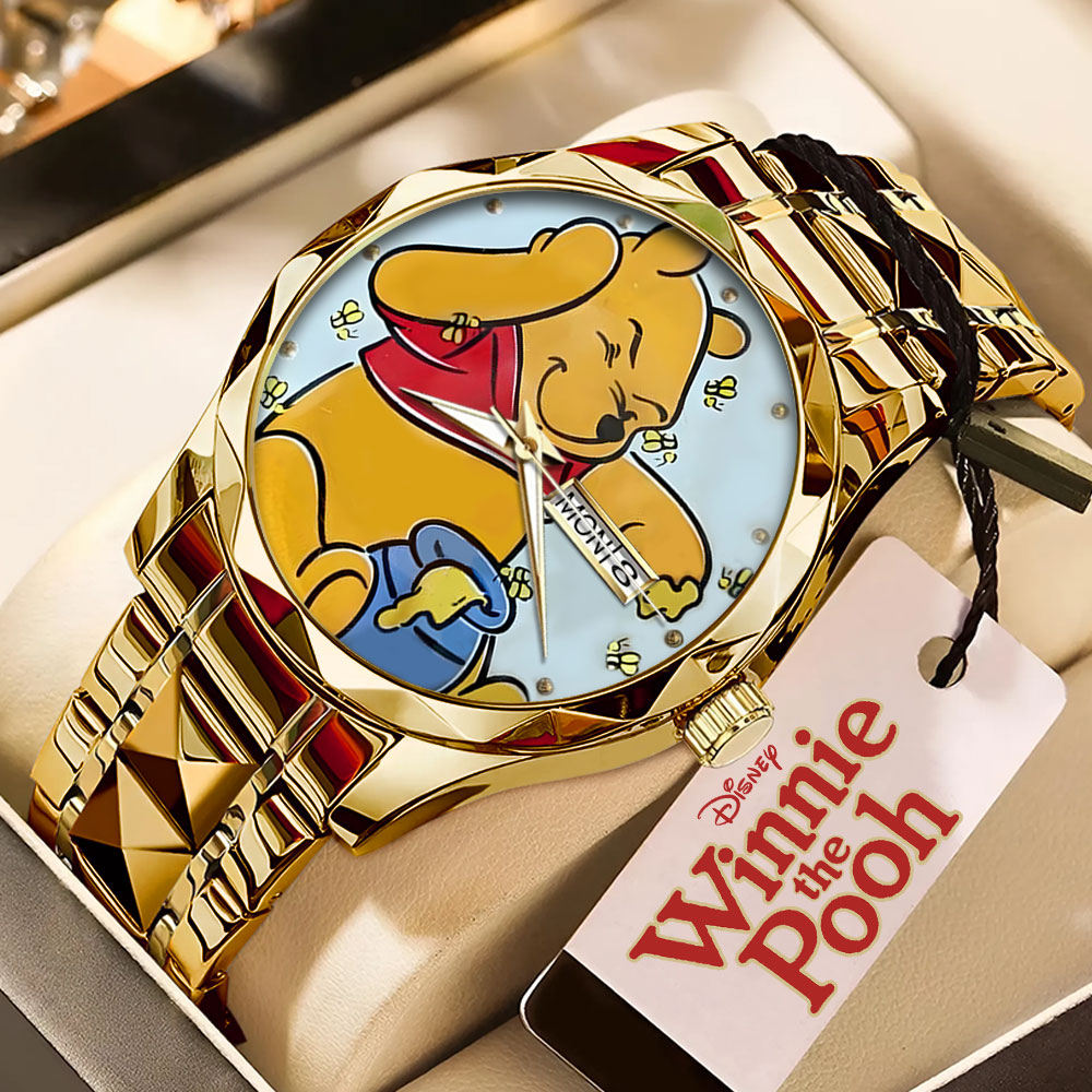 Winnie-the-Pooh 100th Anniversary Alloy Luxury Quartz Watch – TMTHU7659
