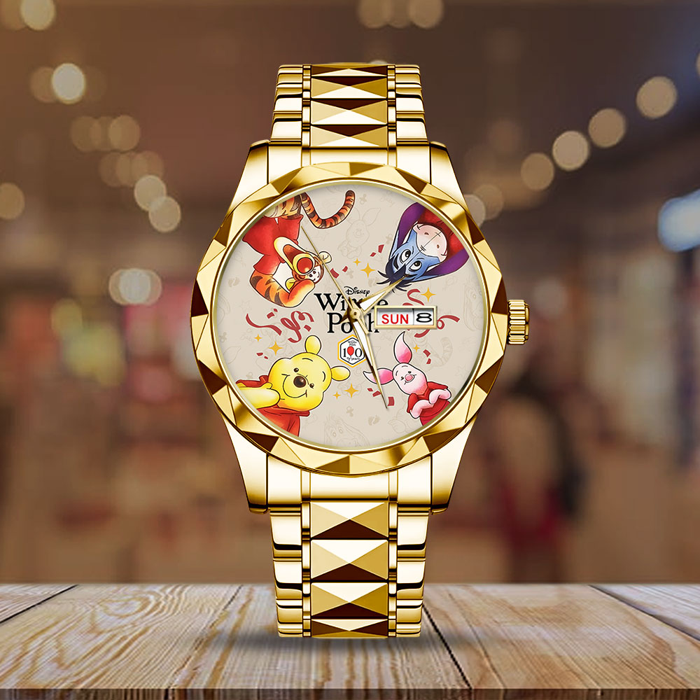 Winnie-the-Pooh 100th Anniversary Alloy Luxury Quartz Watch – TMTHU7890