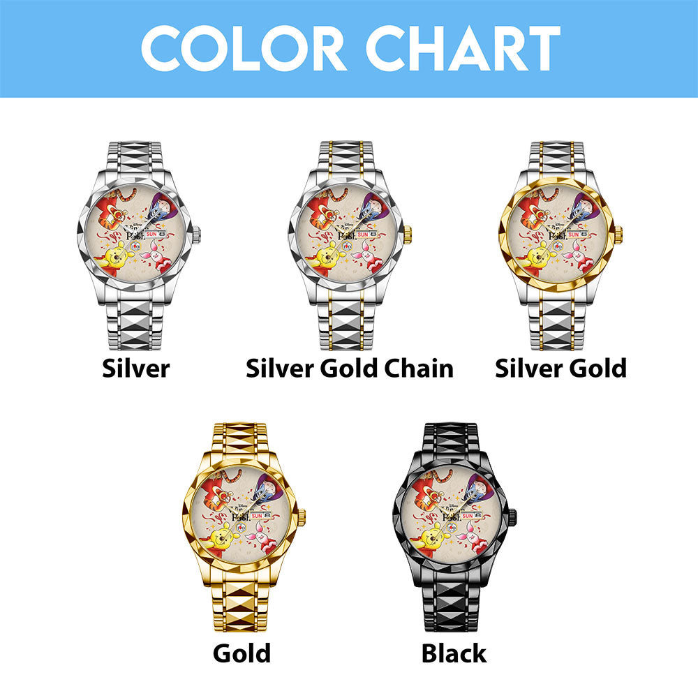 Winnie-the-Pooh 100th Anniversary Alloy Luxury Quartz Watch – TMTHU7890