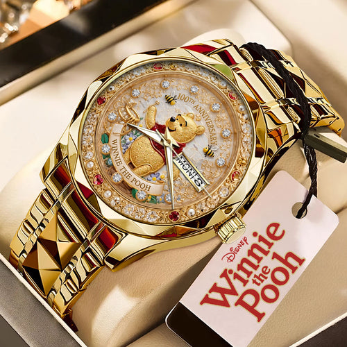 Winnie-the-Pooh 100th Anniversary Alloy Luxury Quartz Watch – TMTHU8013