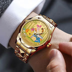 Winnie-the-Pooh 100th Anniversary Alloy Luxury Quartz Watch – TMTHU4974