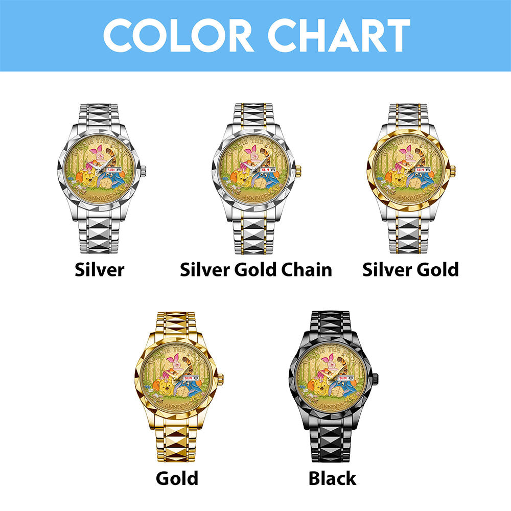 Winnie-the-Pooh 100th Anniversary Alloy Luxury Quartz Watch – TMTHU4974
