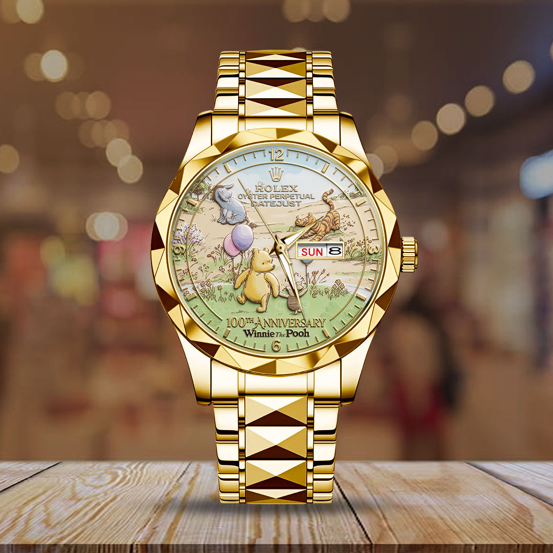Winnie-the-Pooh 100th Anniversary Alloy Luxury Quartz Watch – TMTHU7591