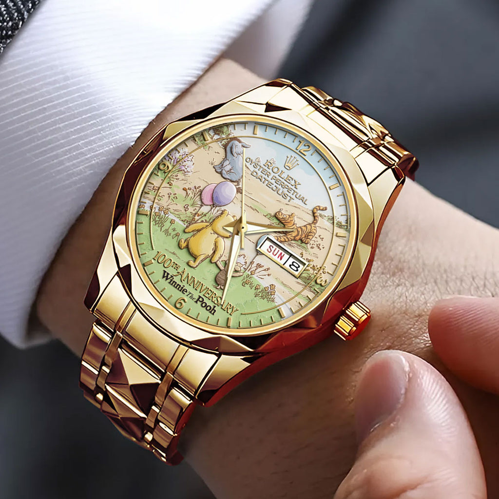 Winnie-the-Pooh 100th Anniversary Alloy Luxury Quartz Watch – TMTHU7591