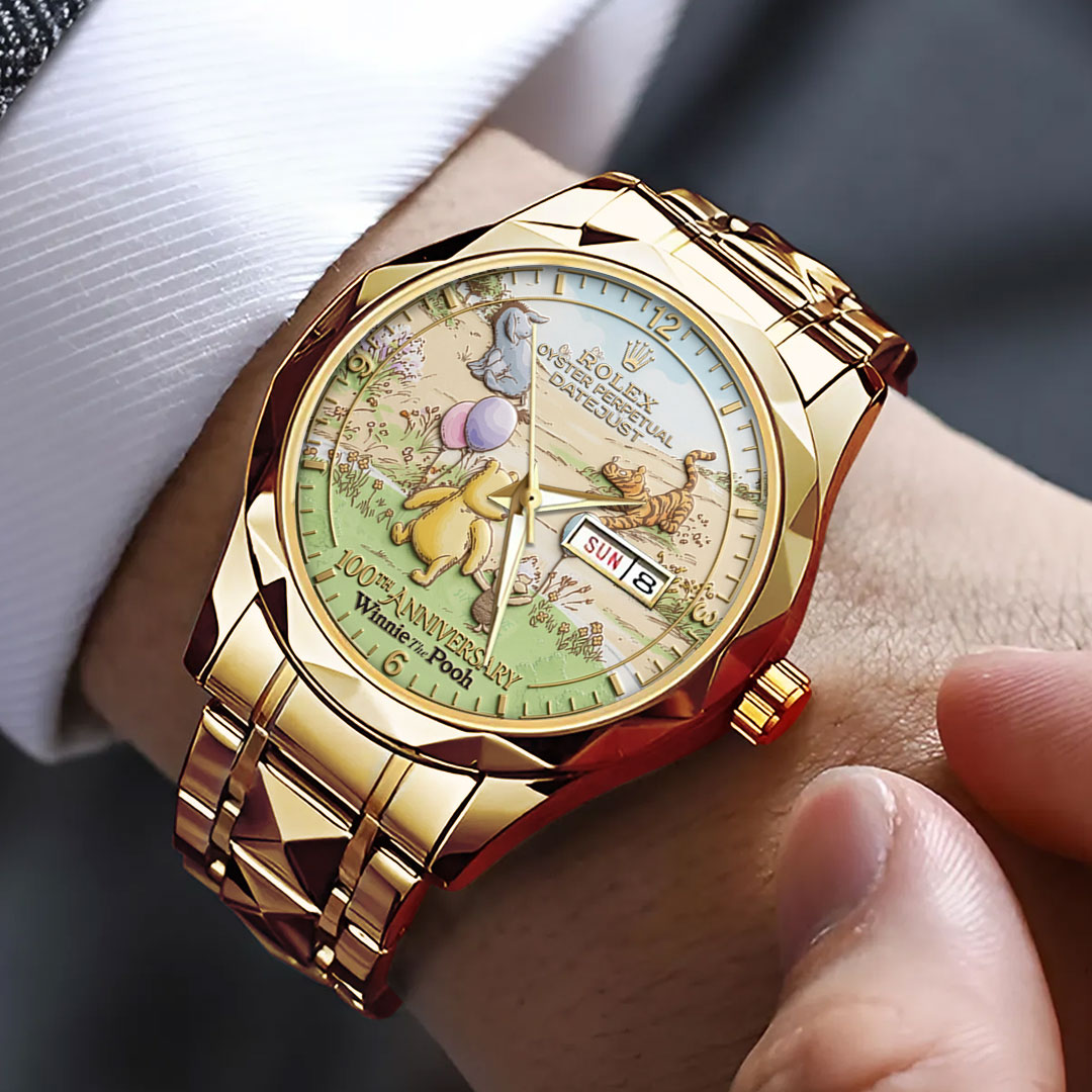Winnie-the-Pooh 100th Anniversary Alloy Luxury Quartz Watch – TMTHU7591