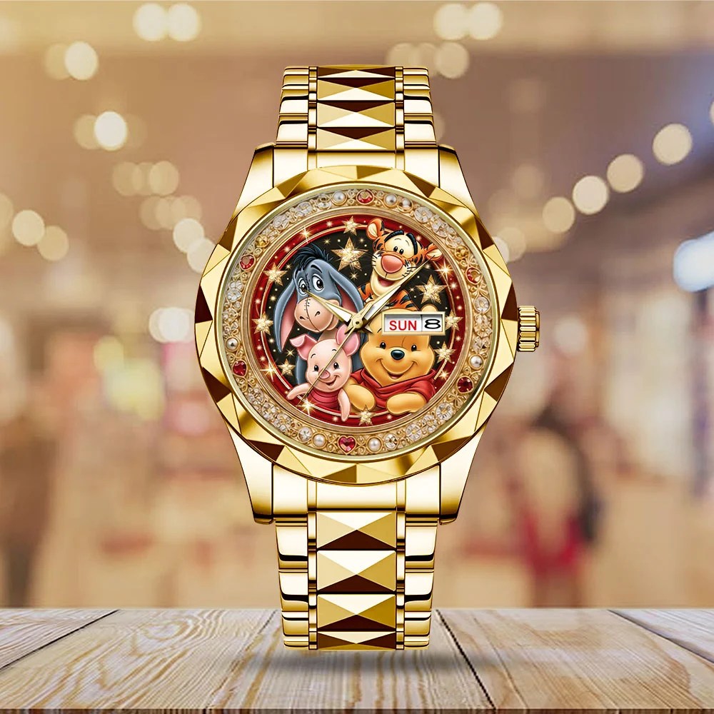 Winnie-the-Pooh 100th Anniversary Alloy Luxury Quartz Watch – TMTHU8980