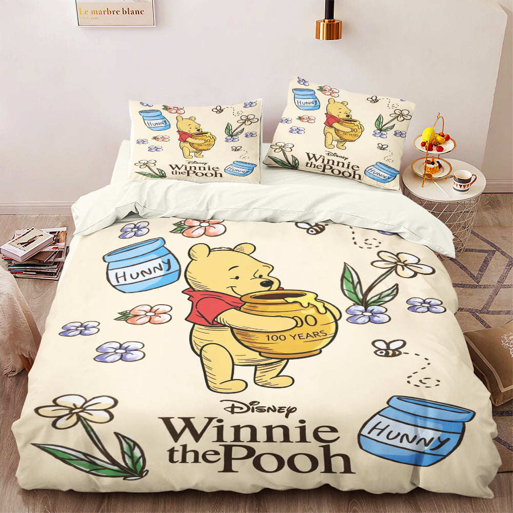 Winnie-the-Pooh 100th Anniversary 3-Piece Duvet Bedding Set – TMTHU7502