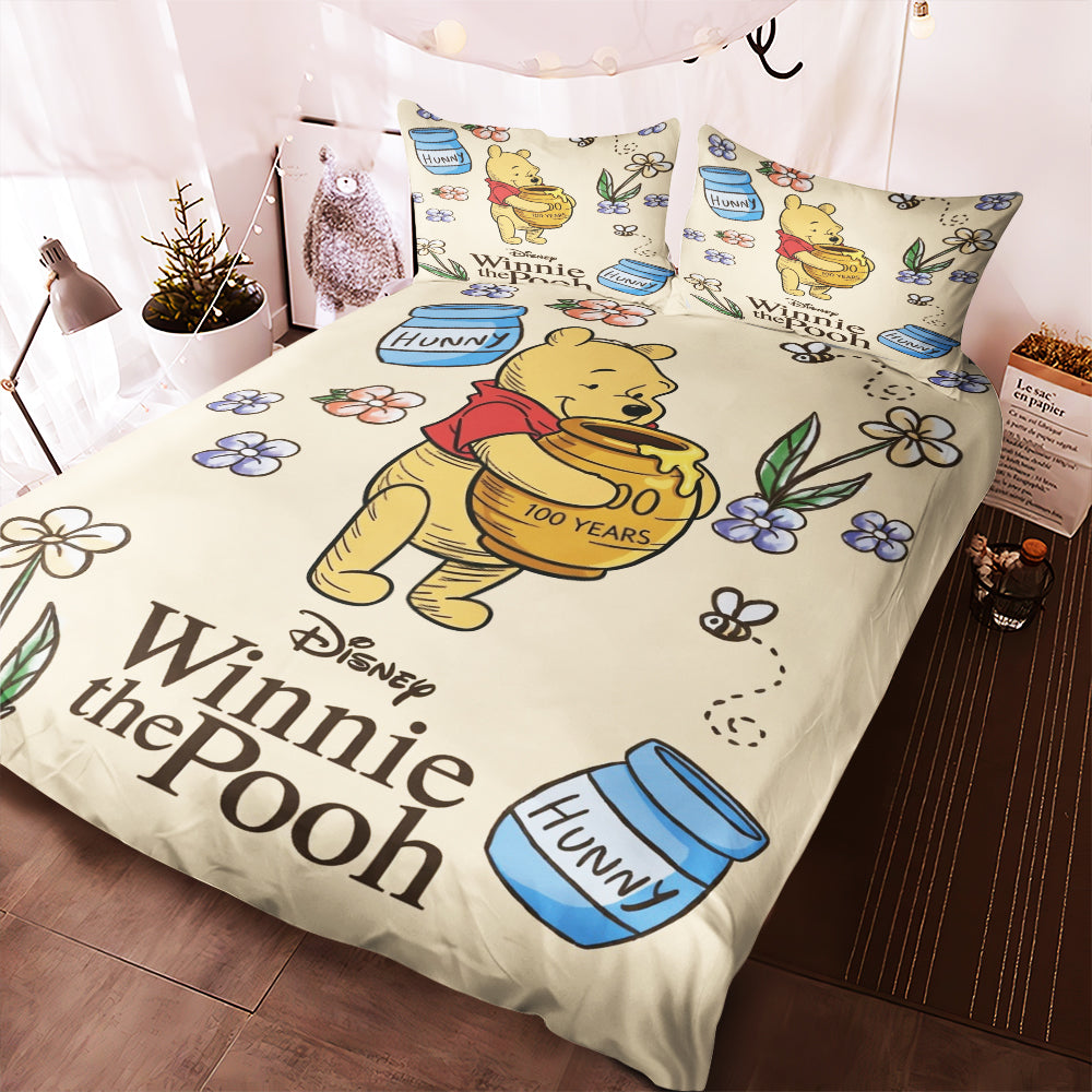 Winnie-the-Pooh 100th Anniversary 3-Piece Duvet Bedding Set – TMTHU7502