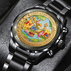 Winnie-the-Pooh 100th Anniversary Black Stainless Steel Watch – TMTHU4724