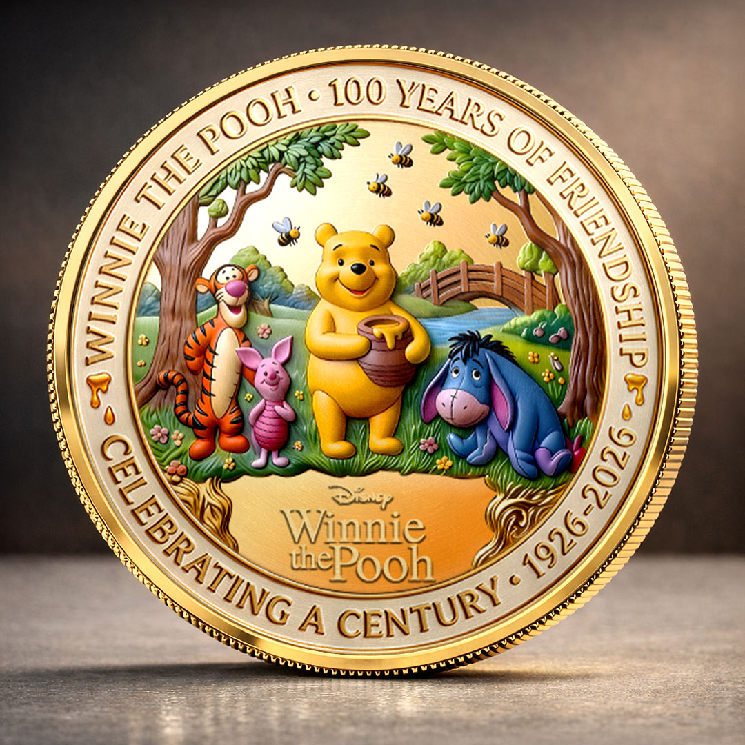 Winnie-the-Pooh 100th Anniversary Commemorative Coin – HOATT16675