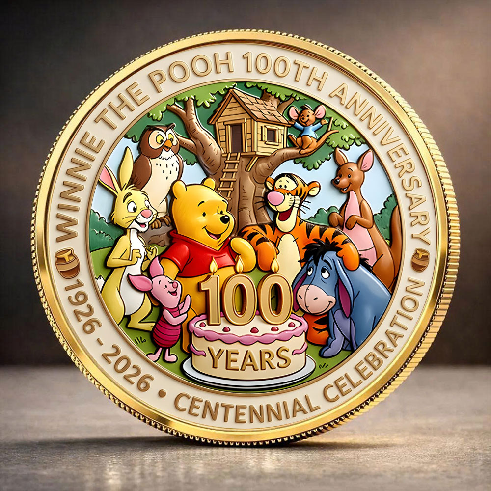 Winnie-the-Pooh 100th Anniversary Commemorative Coin – TANTN21775