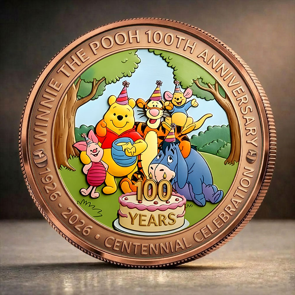 Winnie-the-Pooh 100th Anniversary Commemorative Coin – TANTN21776