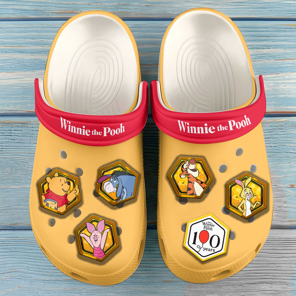 Winnie-the-Pooh 100th Anniversary Custom Clogs – TANTN21795