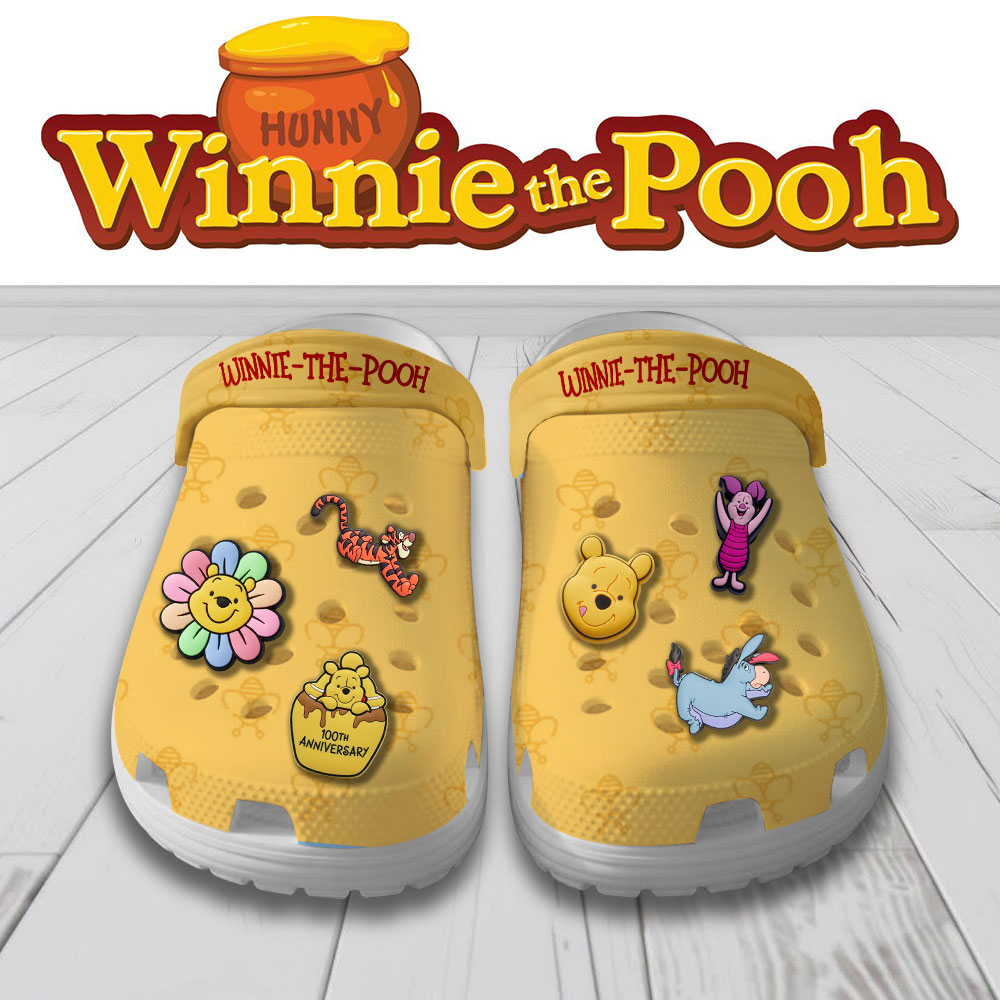 Winnie-the-Pooh 100th Anniversary Custom Clogs – TMTHU3033