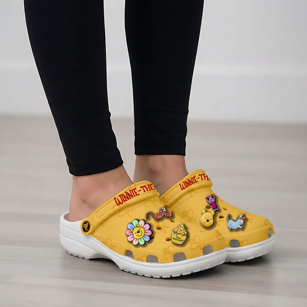 Winnie-the-Pooh 100th Anniversary Custom Clogs – TMTHU3033