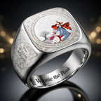Winnie-the-Pooh 100th Anniversary 3D Engraved Ring – HOATT19814