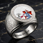 Winnie-the-Pooh 100th Anniversary 3D Engraved Ring – HOATT19814